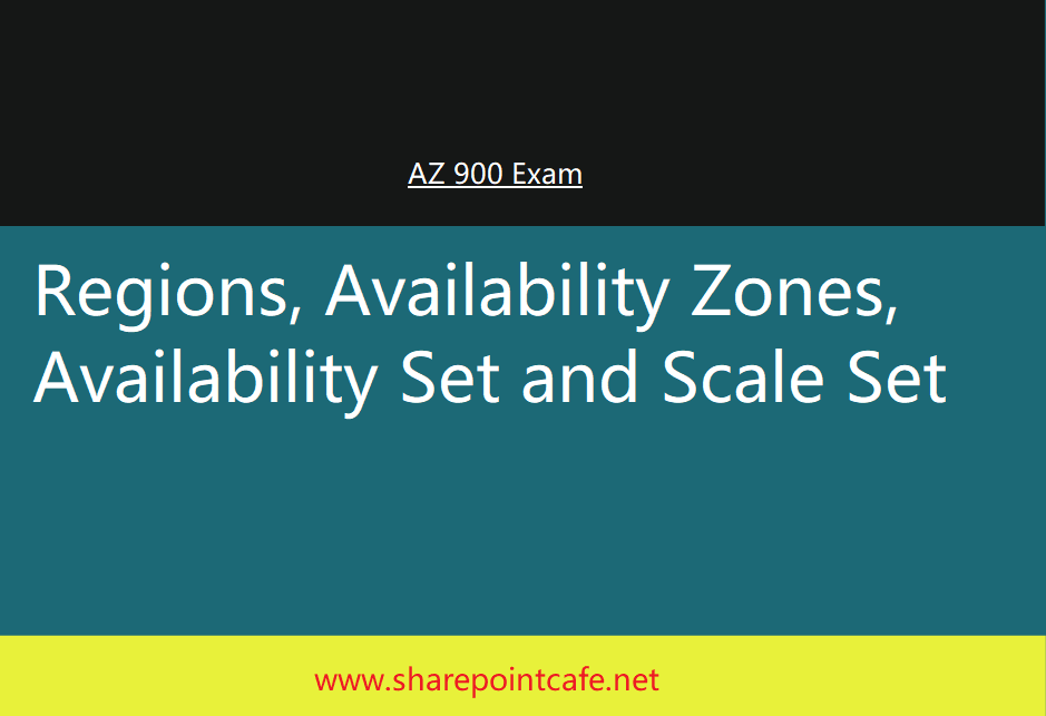 Azure availability zones – High Availability at Scale