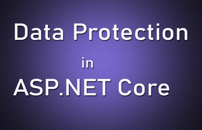 data protection in asp.net core